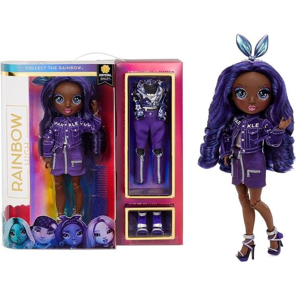 Rainbow High Krystal Bailey Indigo Fashion Doll Mix & Match with Accessories NIB - Picture 1 of 5